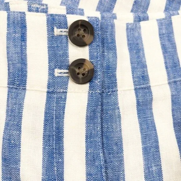 Boden Women’s Blue and White Striped Pants - Size‎ 14